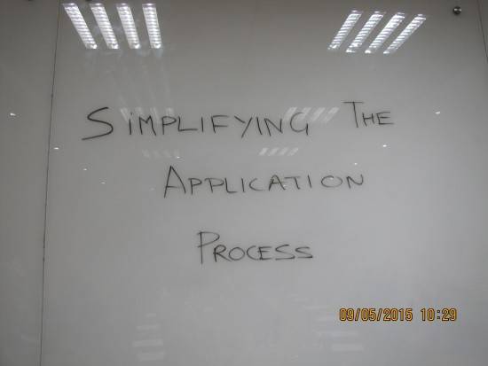 Simplifying the Application Process 2015 – 10